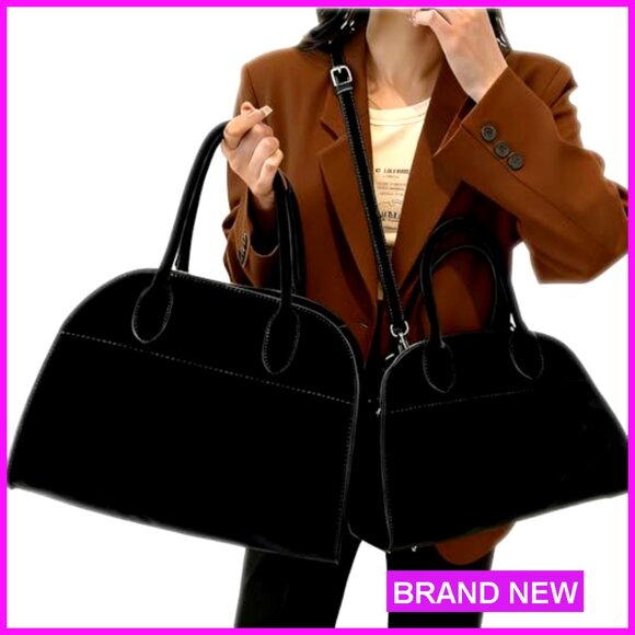 Small Suede Satchel Tote Bag with Top Handle for Commuting and Travel